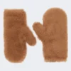 Muffole in tessuto Teddy, color cammello Muffole in tessuto Teddy, color cammello
