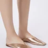 Mules in nappa laminata, rosa Mules in nappa laminata, rosa