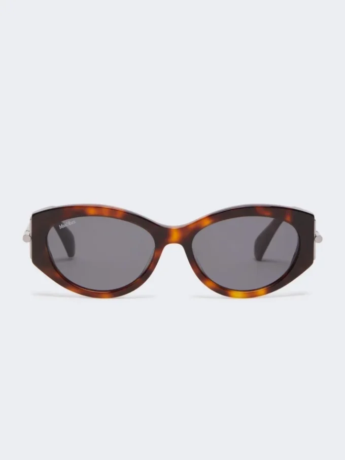 Occhiali da sole ovali, marrone bronzo fulvo Occhiali da sole ovali, marrone bronzo fulvo