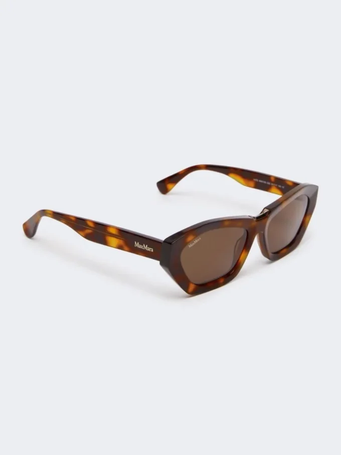Occhiali da sole squadrati e audaci, color bronzo fulvo Occhiali da sole squadrati e audaci, color bronzo fulvo