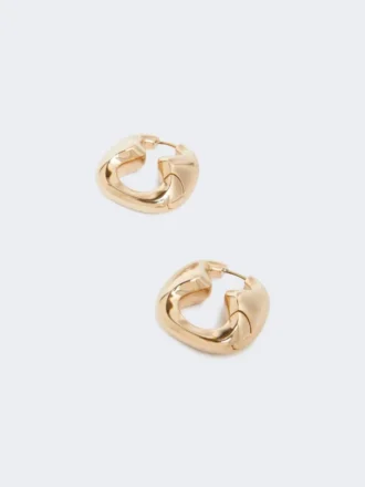Orecchini metallici audaci, bronzo