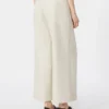 Pantaloni in cotone e lino elasticizzati, avorio Pantaloni in cotone e lino elasticizzati, avorio