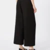 Pantaloni in cotone e lino elasticizzati, neri Pantaloni in cotone e lino elasticizzati, neri