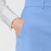 Pantaloni in crêpe di lana, azzurri Pantaloni in crêpe di lana, azzurri