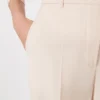Pantaloni in crêpe di lana, rosa