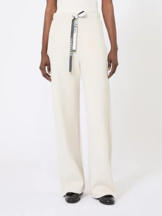 Pantaloni in jersey a vestibilità ampia, ecru Pantaloni in jersey a vestibilità ampia, ecru