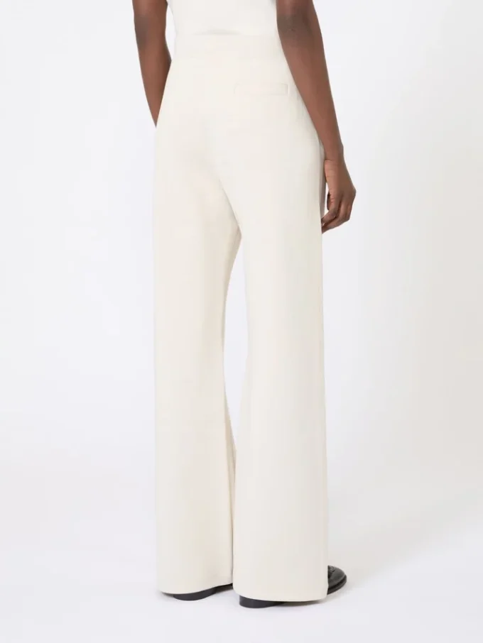 Pantaloni in jersey a vestibilità ampia, ecru Pantaloni in jersey a vestibilità ampia, ecru