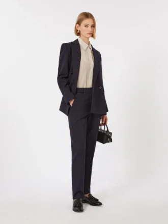 Pantaloni in jersey, blu navy