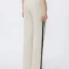 Pantaloni in jersey di cotone, ecru