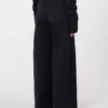 Pantaloni in jersey di lana, blu oltremare Pantaloni in jersey di lana, blu oltremare