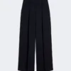 Pantaloni in jersey di lana, blu oltremare Pantaloni in jersey di lana, blu oltremare