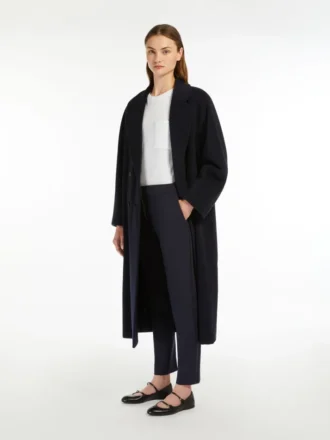 Pantaloni in jersey di viscosa, blu oltremare