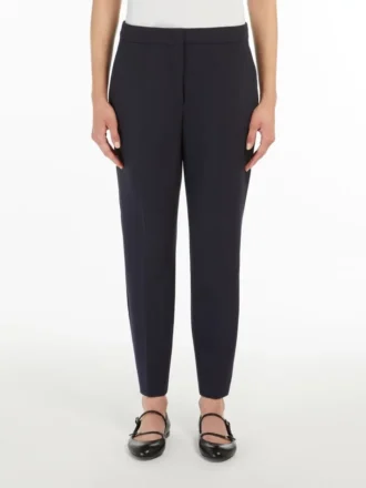 Pantaloni in jersey di viscosa, blu oltremare