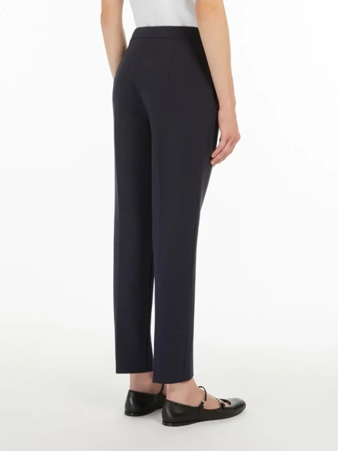 Pantaloni in jersey di viscosa, blu oltremare Pantaloni in jersey di viscosa, blu oltremare