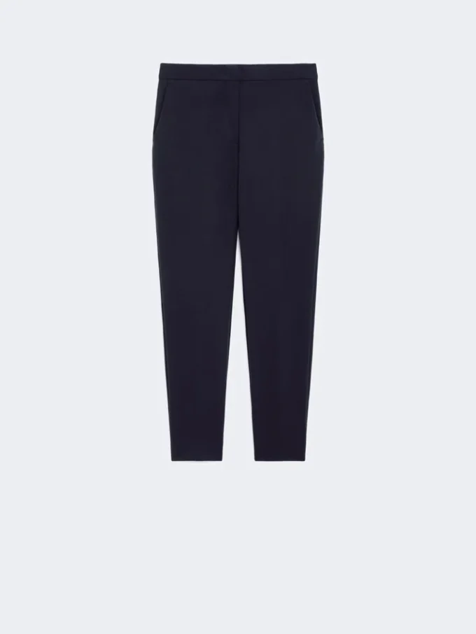 Pantaloni in jersey di viscosa, blu oltremare Pantaloni in jersey di viscosa, blu oltremare
