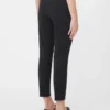 Pantaloni in jersey di viscosa, nero
