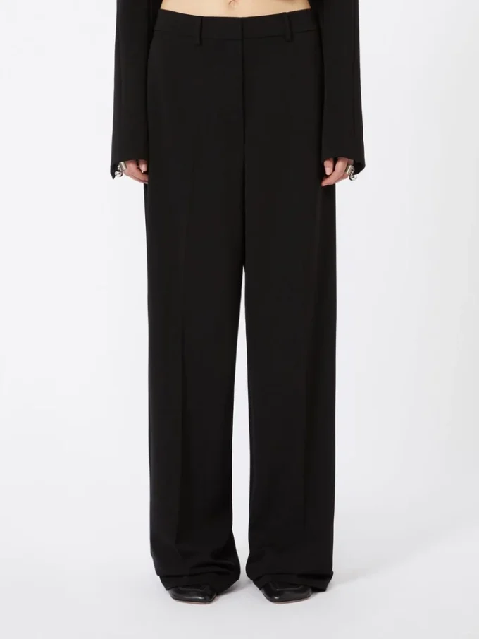 Pantaloni in jersey, nero
