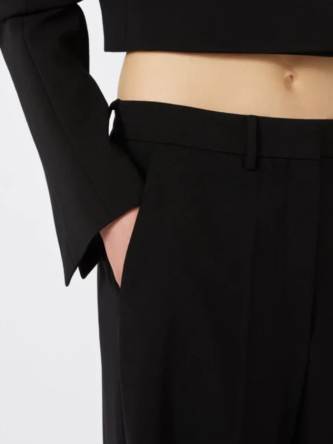 Pantaloni in jersey, nero