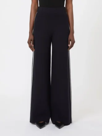 Pantaloni in viscosa elasticizzata, blu navy