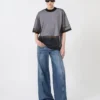 Pantaloni oversize a vita bassa, blu notte Pantaloni oversize a vita bassa, blu notte