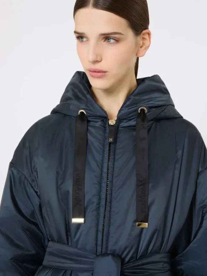 Parka imbottito in tela idrorepellente, blu notte Parka imbottito in tela idrorepellente, blu notte