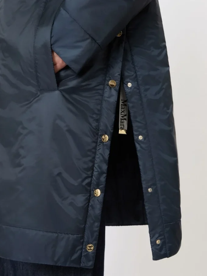 Parka imbottito in tela idrorepellente, blu notte Parka imbottito in tela idrorepellente, blu notte