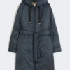 Parka imbottito in tela idrorepellente, blu notte Parka imbottito in tela idrorepellente, blu notte