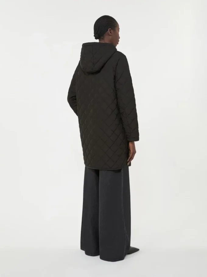 Parka imbottito in tessuto idrorepellente, nero Parka imbottito in tessuto idrorepellente, nero