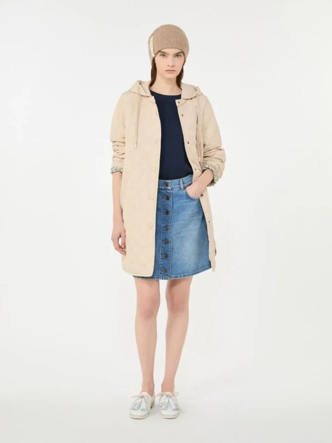 Parka imbottito in tessuto idrorepellente, sabbia Parka imbottito in tessuto idrorepellente, sabbia