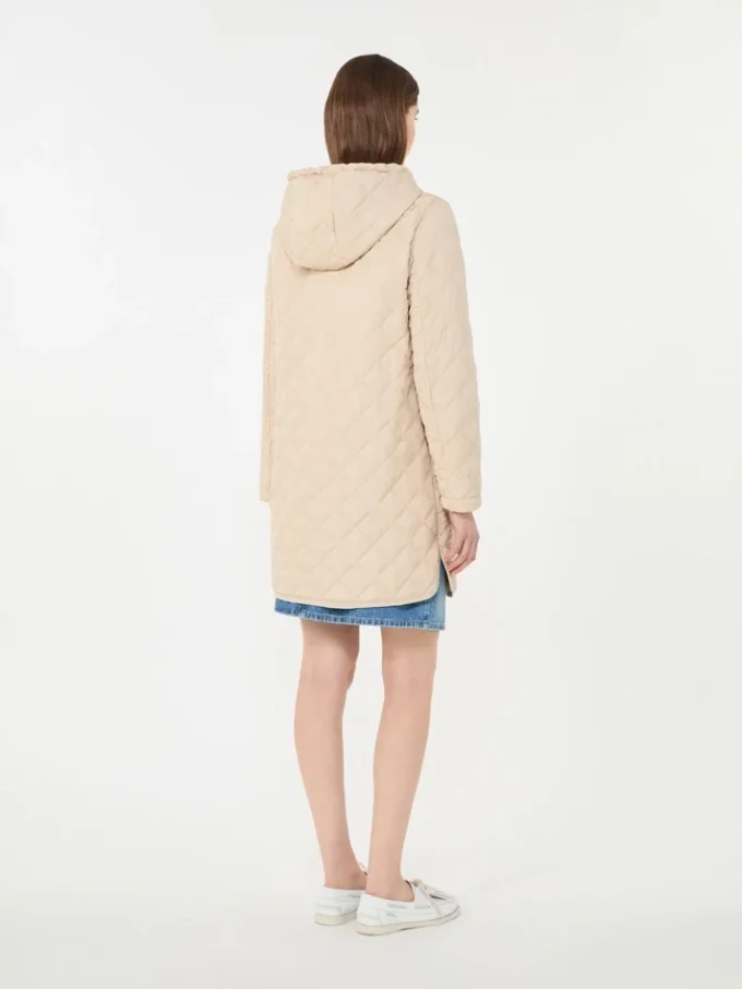 Parka imbottito in tessuto idrorepellente, sabbia Parka imbottito in tessuto idrorepellente, sabbia
