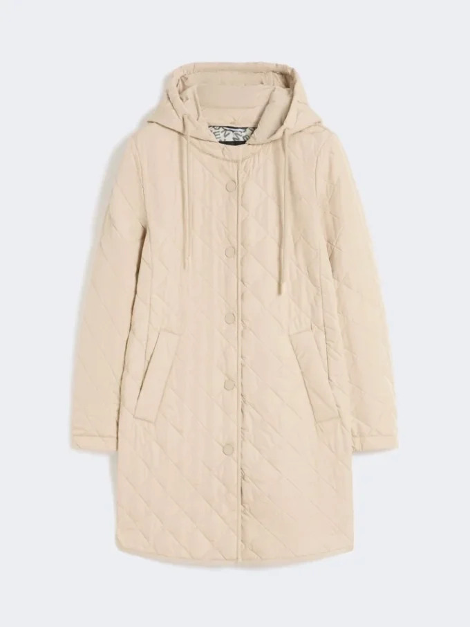 Parka imbottito in tessuto idrorepellente, sabbia Parka imbottito in tessuto idrorepellente, sabbia