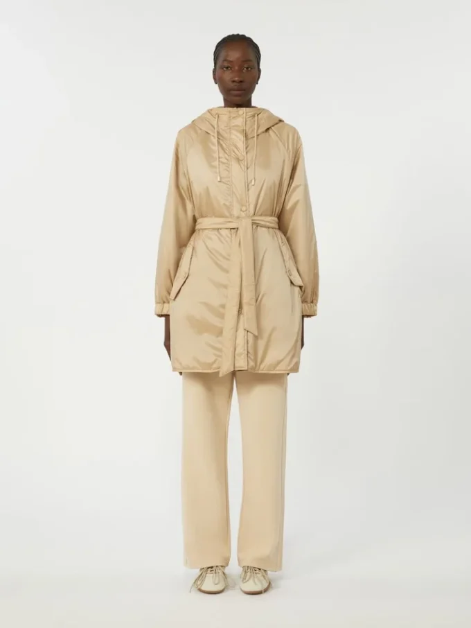 Parka imbottito reversibile in tela idrorepellente, beige Parka imbottito reversibile in tela idrorepellente, beige
