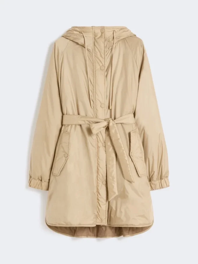 Parka imbottito reversibile in tela idrorepellente, beige Parka imbottito reversibile in tela idrorepellente, beige