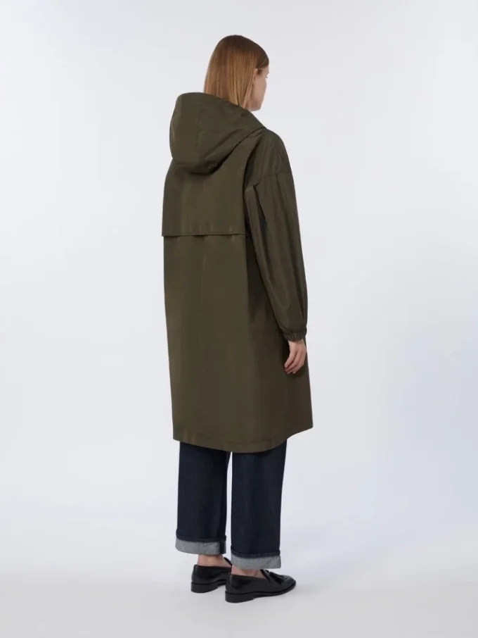 Parka in taffetà idrorepellente, verde Parka in taffetà idrorepellente, verde