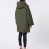Parka in tela idrorepellente, kaki