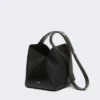 Piccola borsa a secchiello, nera