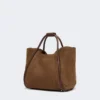 Piccola borsa da marina in pelle nabuk, marrone scuro Piccola borsa da marina in pelle nabuk, marrone scuro
