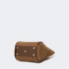 Piccola borsa da marina in pelle nabuk, marrone scuro Piccola borsa da marina in pelle nabuk, marrone scuro