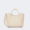 Piccola borsa in pelle Marine, color ghiaccio Piccola borsa in pelle Marine, color ghiaccio