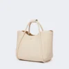 Piccola borsa in pelle Marine, color ghiaccio Piccola borsa in pelle Marine, color ghiaccio