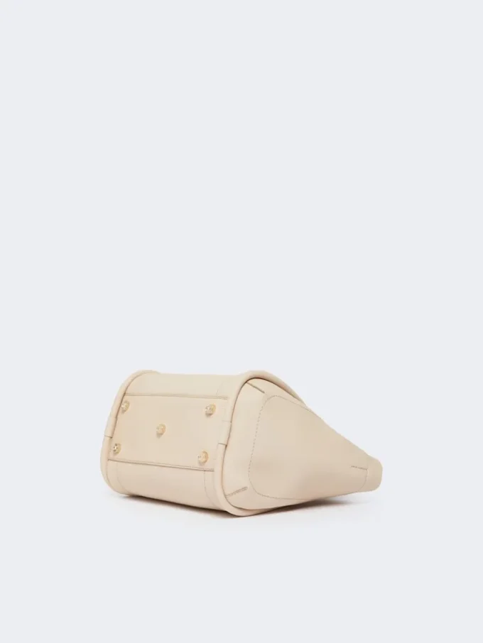 Piccola borsa in pelle Marine, color ghiaccio Piccola borsa in pelle Marine, color ghiaccio