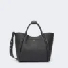 Piccola borsa in pelle Marine, nera