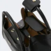 Piccola borsa in pelle Marine, nera