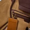 Piccola borsa in pelle stile marinaro, bordeaux