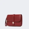Pochette in pelle liscia, bordeaux Pochette in pelle liscia, bordeaux