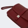 Pochette in pelle liscia, bordeaux Pochette in pelle liscia, bordeaux