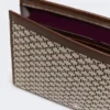 Pochette media in jacquard di cotone, nera