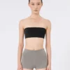 Reggiseno a fascia in viscosa elasticizzata, nero