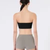 Reggiseno a fascia in viscosa elasticizzata, nero