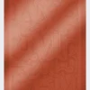 Scialle in jacquard di cotone, modal e cashmere, color corallo